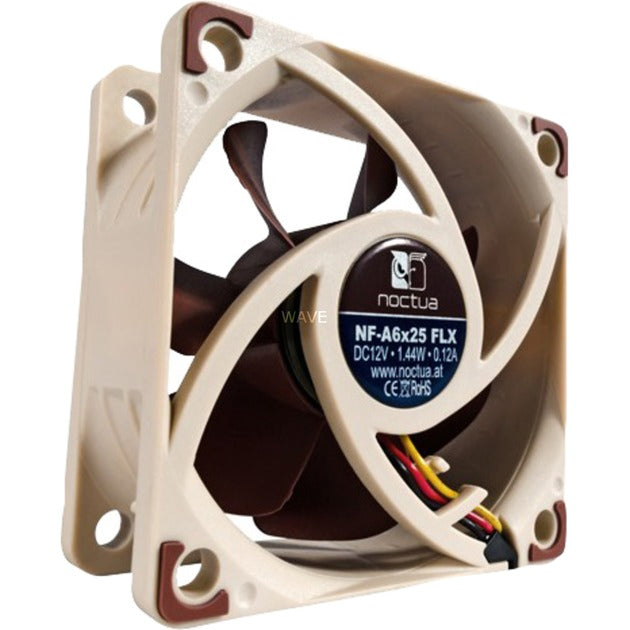Load image into Gallery viewer, Noctua nf-a6x25 flx case fan (bruin, 60 x 60 x 25 mm)