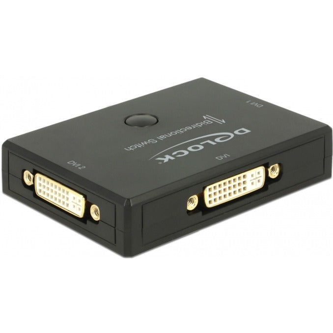 Load image into Gallery viewer, Delock dvi 2 - 1 switch bidirectional 4k 30 hz dvi switch (zwart)