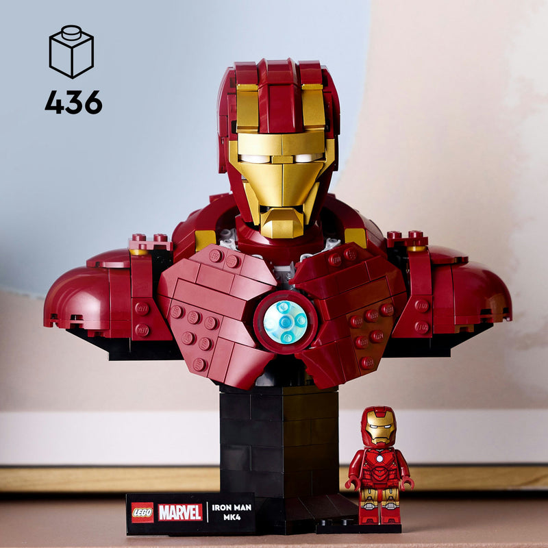Load image into Gallery viewer, Lego super heroes marvel 76327 iron man mk4 buste