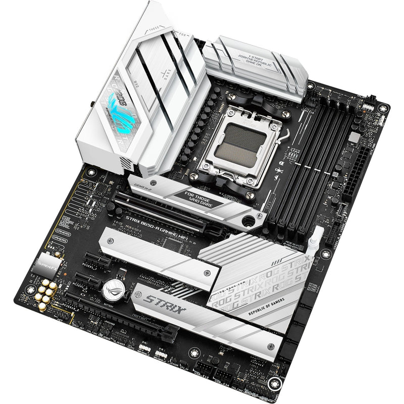Load image into Gallery viewer, Asus rog strix b650-a gaming wifi socket am5 moederbord (zilver, raid, 2.5 gb-lan, wi-fi 6e, bt, sound, atx)