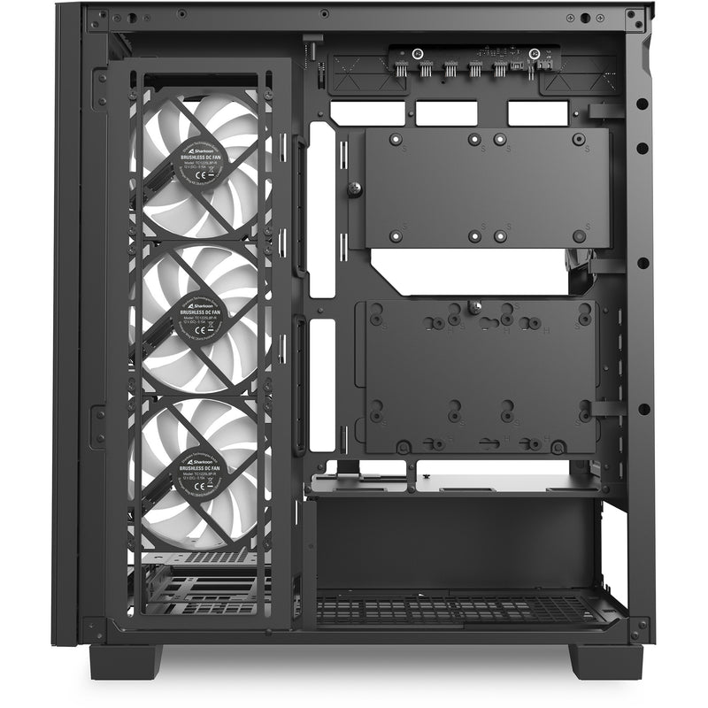 Load image into Gallery viewer, Sharkoon elite shark ca500 midi tower behuizing (zwart | 2x usb-a | 1x usb-c | rgb | tempered glass)