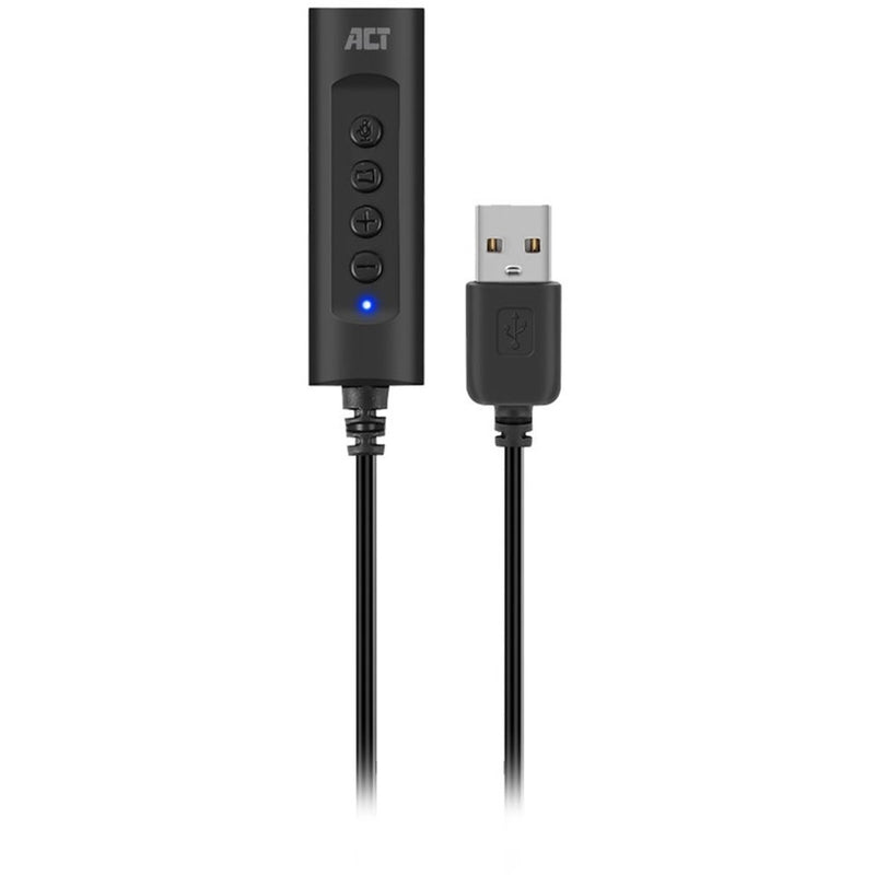 Load image into Gallery viewer, Act connectivity usb-a externe geluidskaart (zwart)