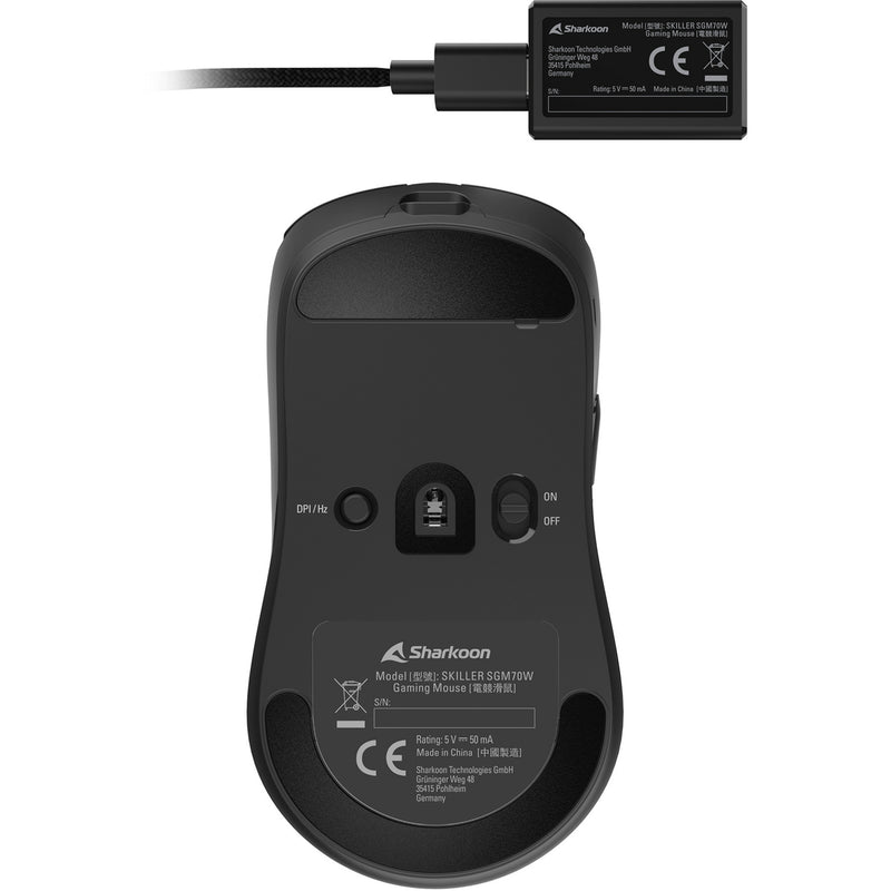Load image into Gallery viewer, Sharkoon skiller sgm70w gaming muis (zwart, 400 - 26.000 dpi)
