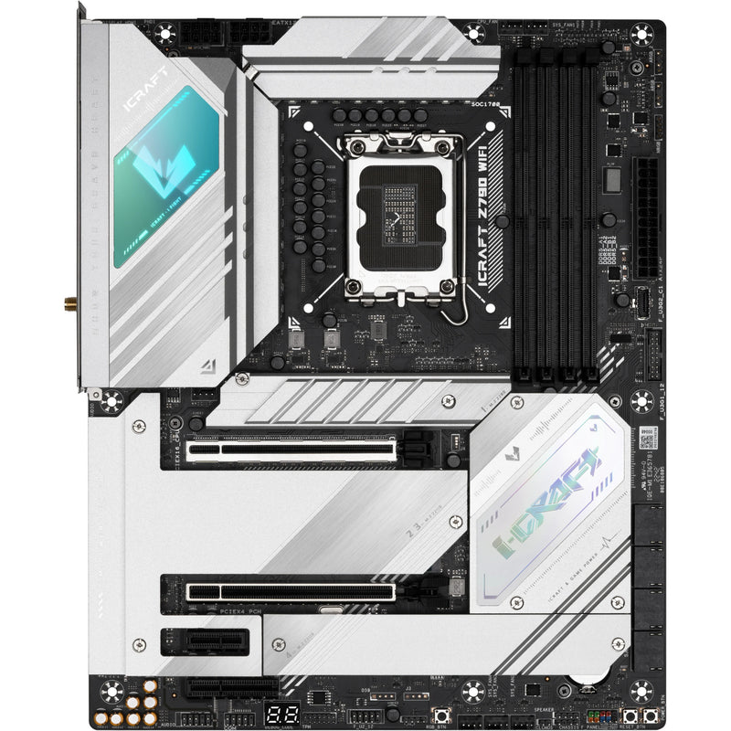 Afbeelding laden in galerijviewer, Maxsun ms-icraft z790 wifi v2 socket 1700 moederbord (zwart, raid, 2x 2.5 gb-lan, wlan, bt, sound, atx)