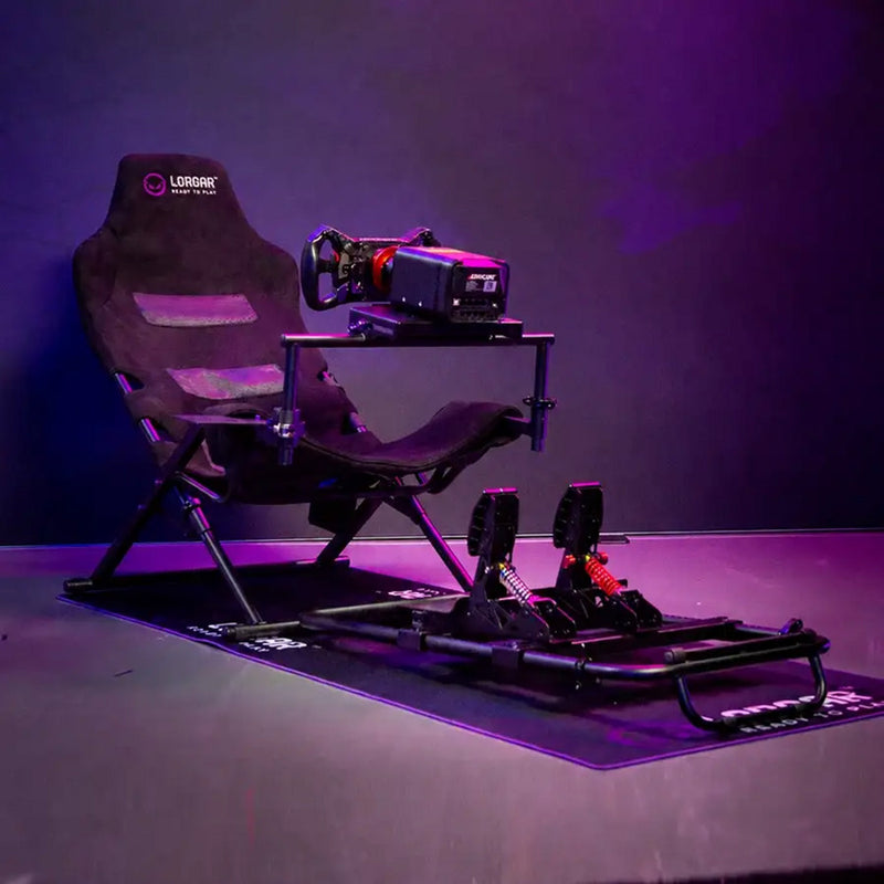 Load image into Gallery viewer, Lorgar advanced raf1 racing simulator (zwart)