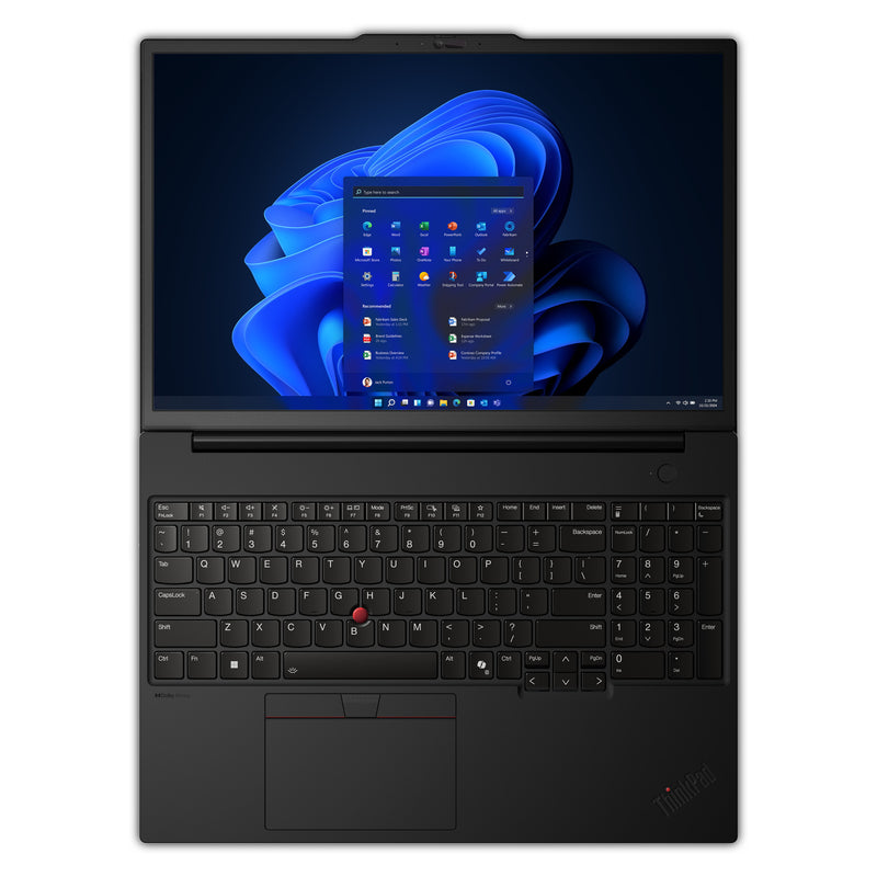 Afbeelding laden in galerijviewer, Lenovo thinkpad p16s gen 4 (21qv000bmh) 16 laptop (zwart | core ultra 7 255h | rtx pro 500 | 32 gb | 512 gb ssd)