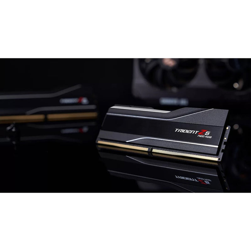 Load image into Gallery viewer, G.skill 64 gb ddr5-6000 (2x 32 gb) kit werkgeheugen (zwart, f5-6000j3040g32gx2-t, trident z5 neo rgb, expo)