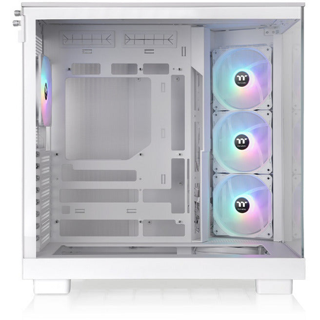 Load image into Gallery viewer, Thermaltake view 380 xl tg argb snow midi tower behuizing (wit | 2x usb-a | 1x usb-c | rgb | window)