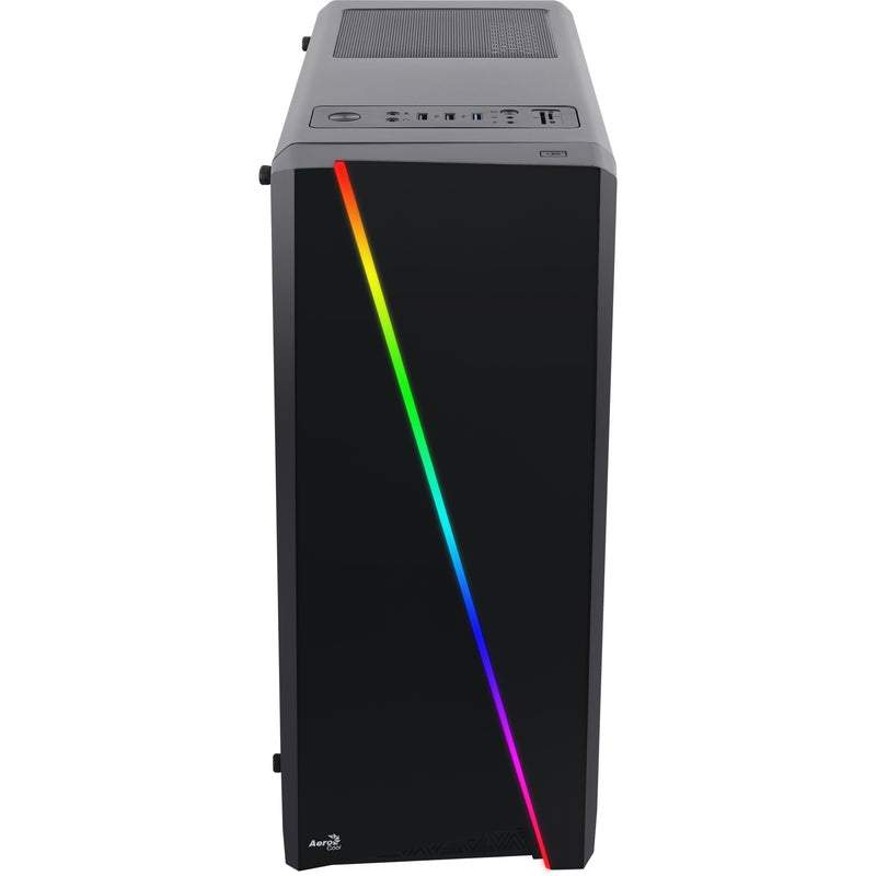 Load image into Gallery viewer, Aerocool cylon midi tower behuizing (zwart | 3x usb-a | rgb | window)