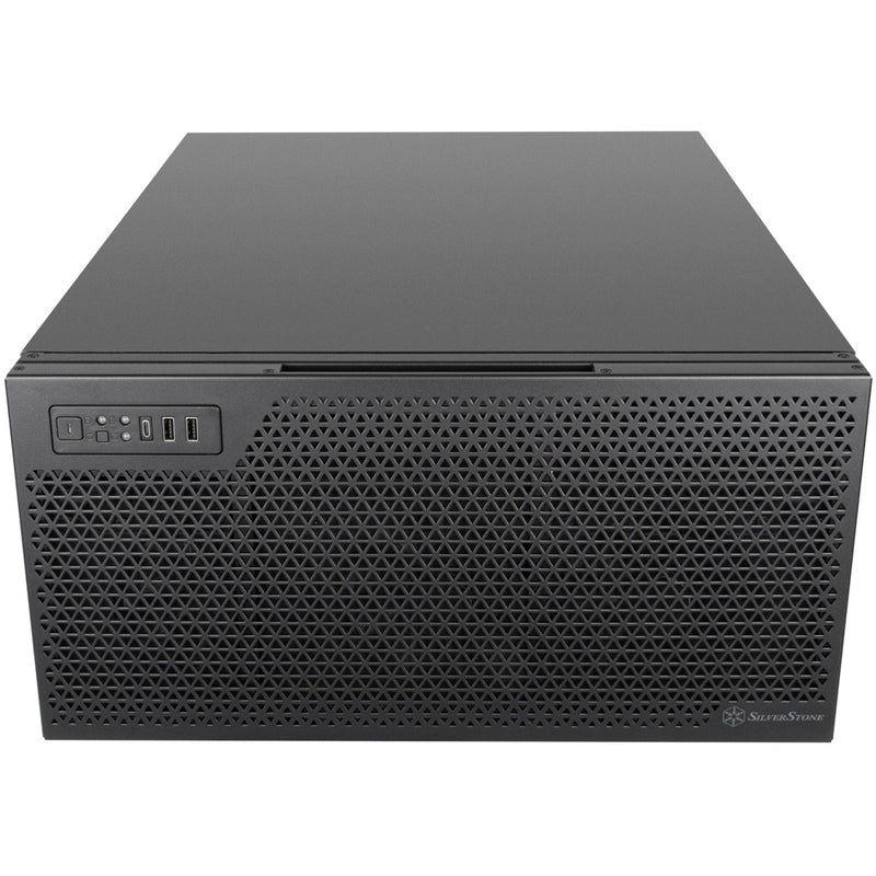 Load image into Gallery viewer, Silverstone rm52 server behuizing (zwart | 2x usb-a | 1x usb-c)