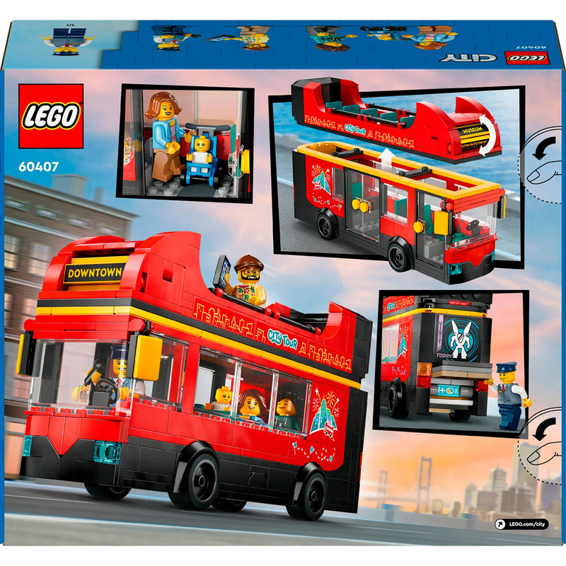 Load image into Gallery viewer, Lego city toeristische rode dubbeldekker - 60407