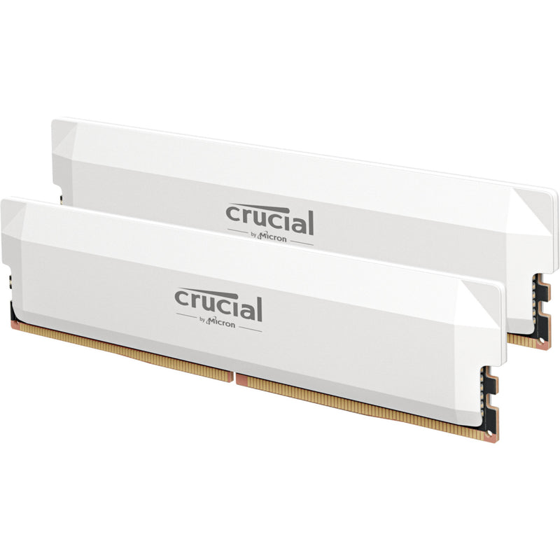 Load image into Gallery viewer, Crucial pro oc 32 gb ddr5-6000 (2x 16 gb) werkgeheugen (wit, cp2k16g60c36u5w, xmp 3.0, expo)