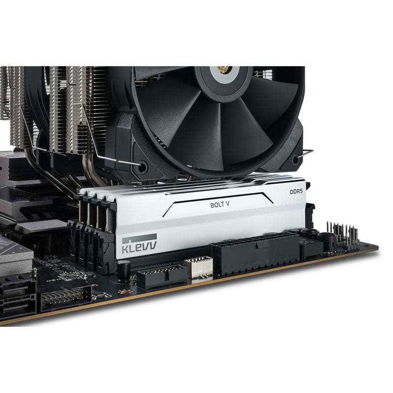 Afbeelding laden in galerijviewer, Klevv 32 gb ddr5-6000 (2x 16 gb) kit werkgeheugen (wit, kd5agua80-60a300i, bolt v, xmp 3.0, expo)