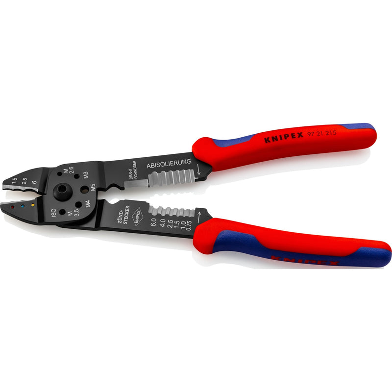 Load image into Gallery viewer, Knipex krimptang 9721215 (rood blauw)