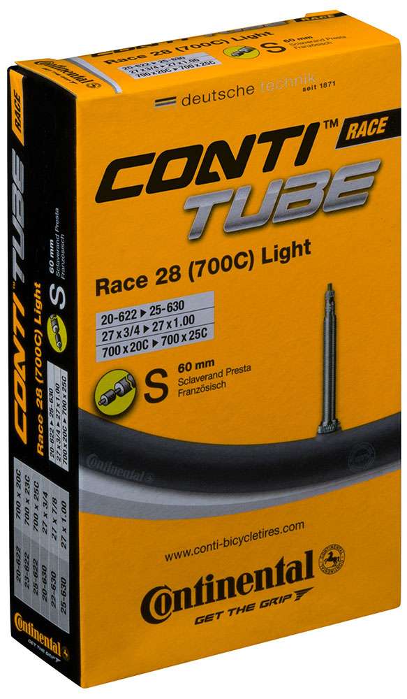 Load image into Gallery viewer, Continental race 28 light s60 tube