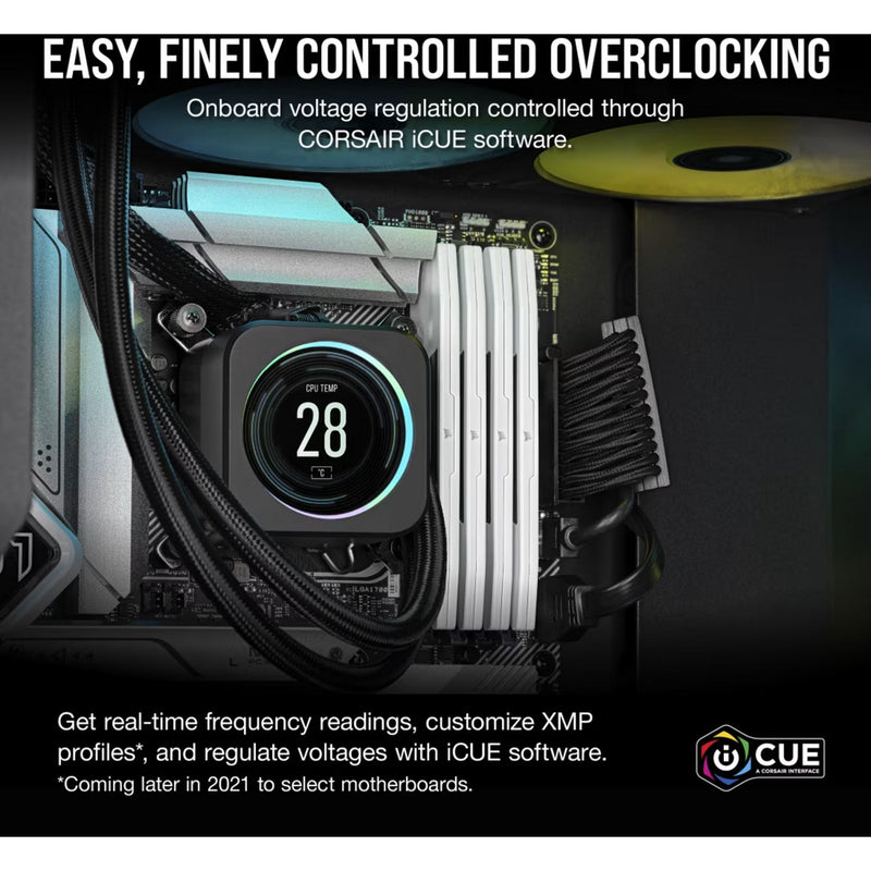 Load image into Gallery viewer, Corsair vengeance 32 gb ddr5-6000 (2x 16 gb) werkgeheugen (wit, cmk32gx5m2d6000z38w, xmp, expo)