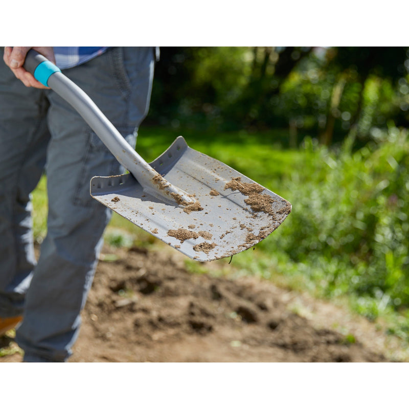 Load image into Gallery viewer, Gardena ergoline spade (grijs turquoise, 17010-20)