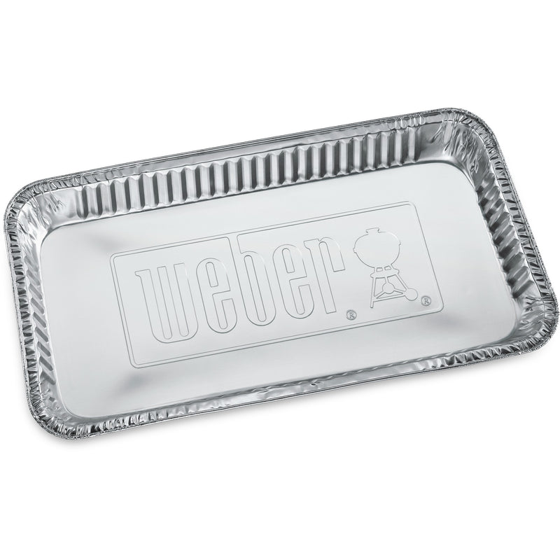 Load image into Gallery viewer, Weber lekbakjes druipschaal (zilver, 5 stuks)