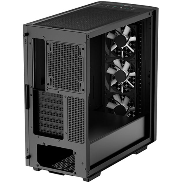 Load image into Gallery viewer, Deepcool ck560 midi tower behuizing (zwart | 2x usb-a | 1x usb-c | rgb | tempered glass)