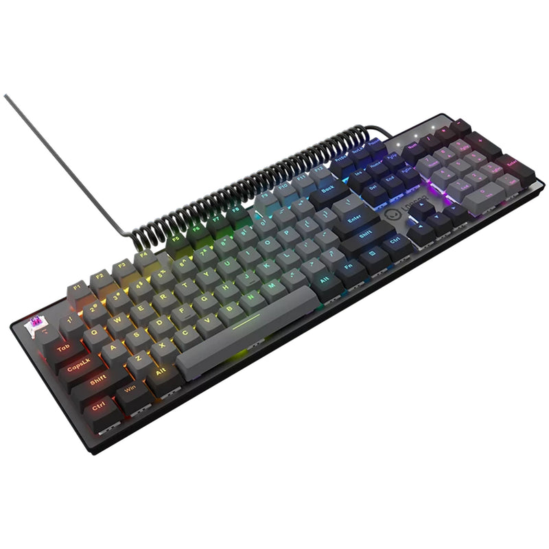 Afbeelding laden in galerijviewer, Lorgar azar 514, gaming toetsenbord (zwart, us lay-out, logar dream, rgb)