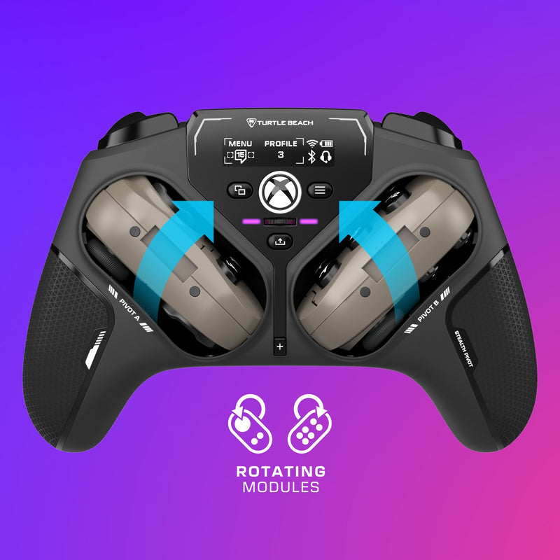 Load image into Gallery viewer, Turtle beach stealth pivot draadloze slimme controller (zwart, 2,4 ghz bluetooth usb, pc, xbox, android)