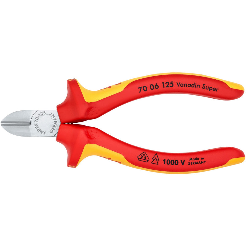 Load image into Gallery viewer, Knipex zijsnijtang 70 06 125 kniptang (rood geel)