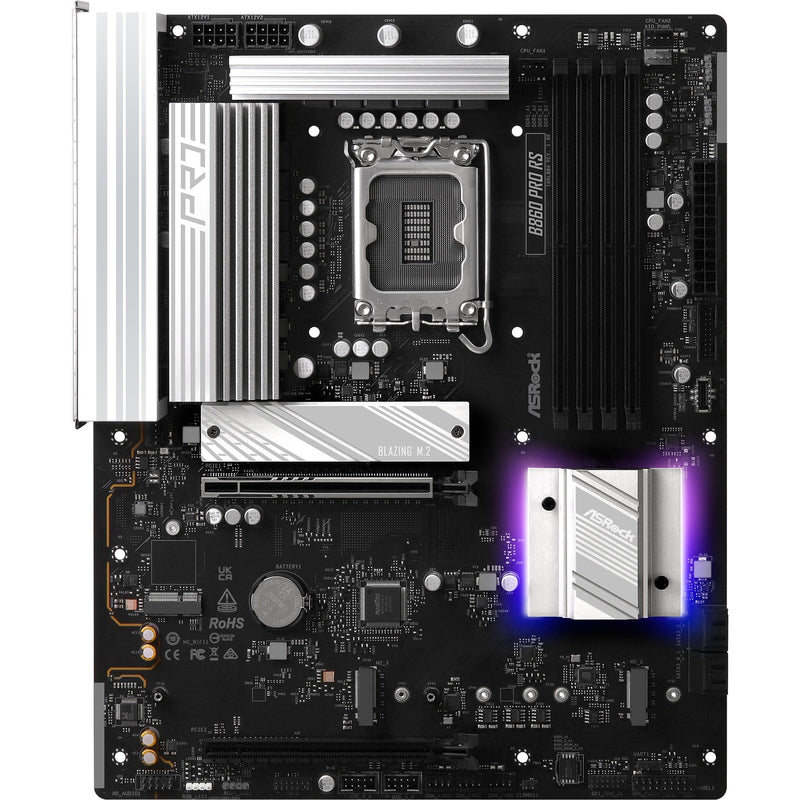 Load image into Gallery viewer, Asrock b860 pro rs socket 1851 moederbord (raid, 2.5 gb-lan, sound, atx)