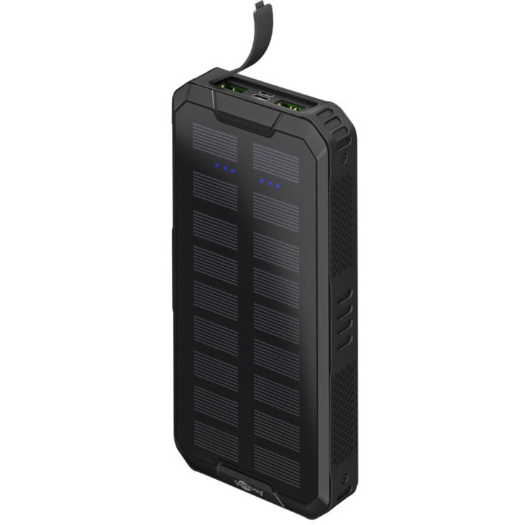 Load image into Gallery viewer, Goobay outdoor solar power bank 20,000 mah with power delivery powerbank (zwart)