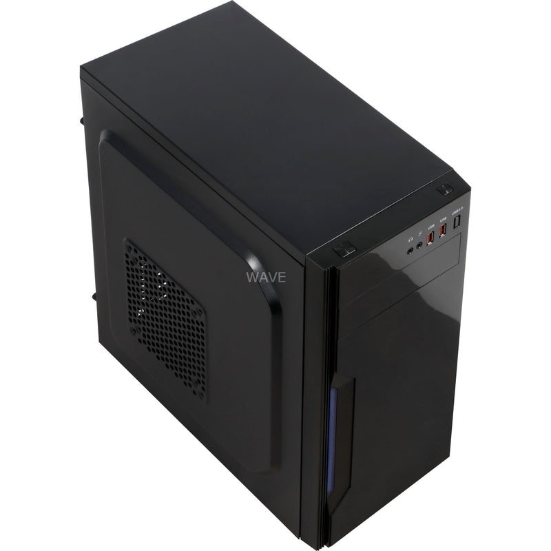 Load image into Gallery viewer, Inter-tech b-42 midi tower behuizing (zwart | 2x usb-a)