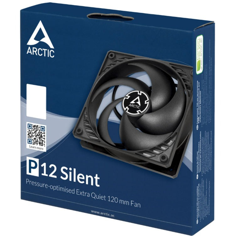 Load image into Gallery viewer, Arctic p12 silent case fan (zwart, 120 x 120 x 25 mm)