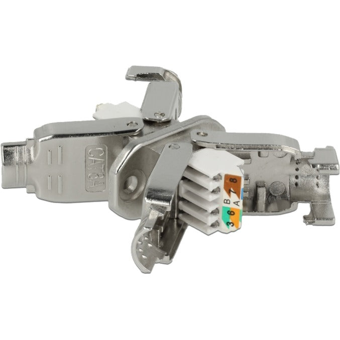 Load image into Gallery viewer, Delock koppeling voor netwerkkabel cat.6a stp (zilver)