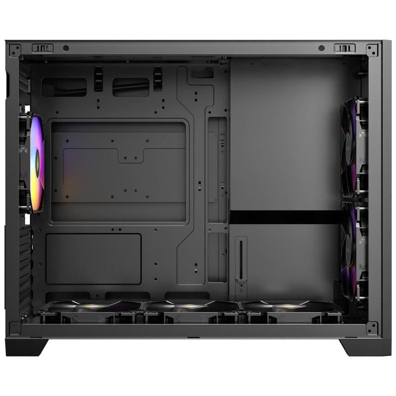 Load image into Gallery viewer, Antec flux m mini tower behuizing (zwart | 1x usb-a | 1x usb-c | tempered glass)