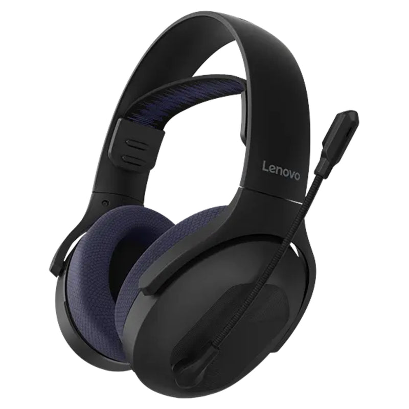 Load image into Gallery viewer, Lenovo legion h410 draadloze gamingheadset over-ear gaming headset (zwart paars, bluetooth, 2,4 ghz, playstation 4, playstation 5, nintendo switch, pc)