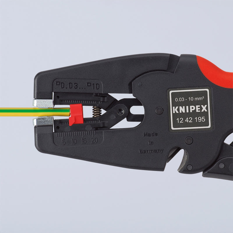 Load image into Gallery viewer, Knipex multistrip 10 automatische afstriptang 1242195 (zwart rood)