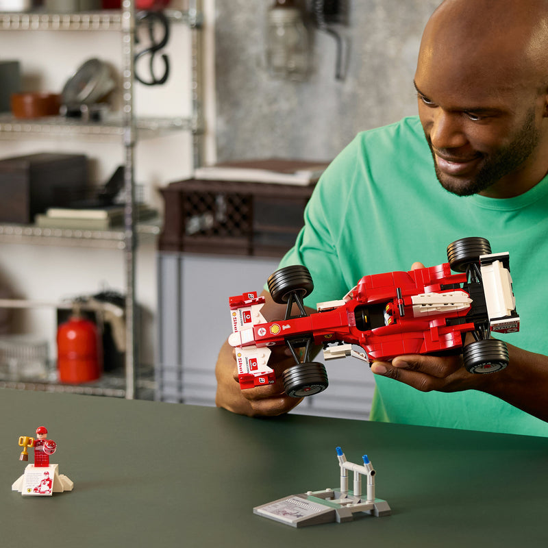 Afbeelding laden in galerijviewer, Lego icons ferrari f2004 en michael schumacher - 11375