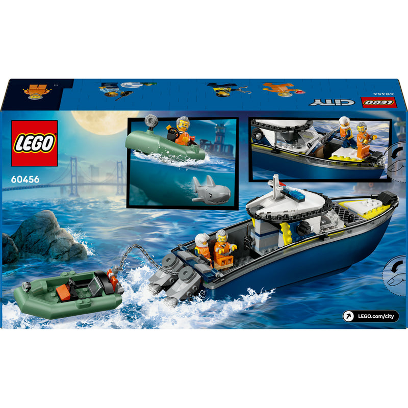 Load image into Gallery viewer, Lego city - achtervolging met politieboot constructiespeelgoed (60456)