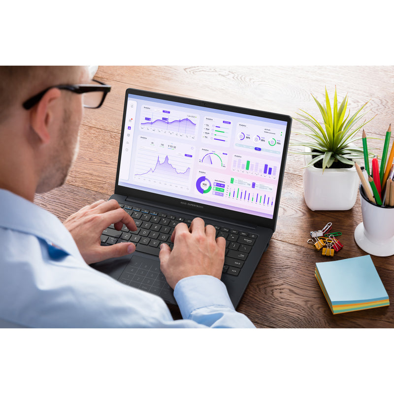 Load image into Gallery viewer, Asus expertbook b1 b1403cva-s63755x 14 copilot+ laptop (grijs | core i7-13620h | uhd graphics | 32 gb | 1 tb ssd)