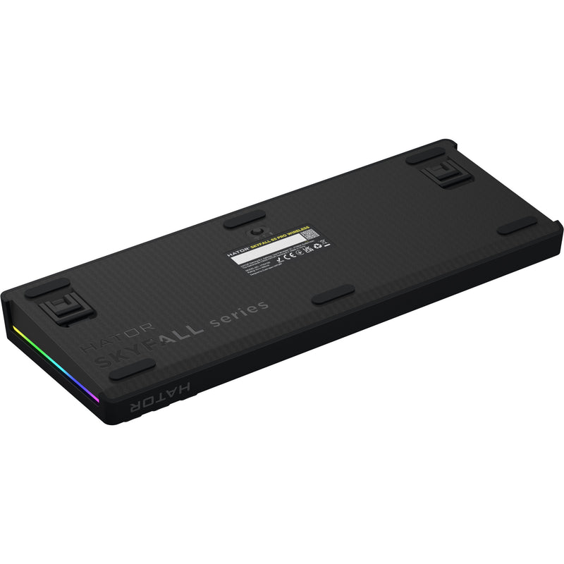 Load image into Gallery viewer, Hator skyfall pro wireless rgb mechanisch gaming toetsenbord (zwart, us lay-out (qwerty), hator aurum vanilla silent, 65%, rgb, double-shot pbt, hot-swap, 2.4ghz | bluetooth | usb-c)