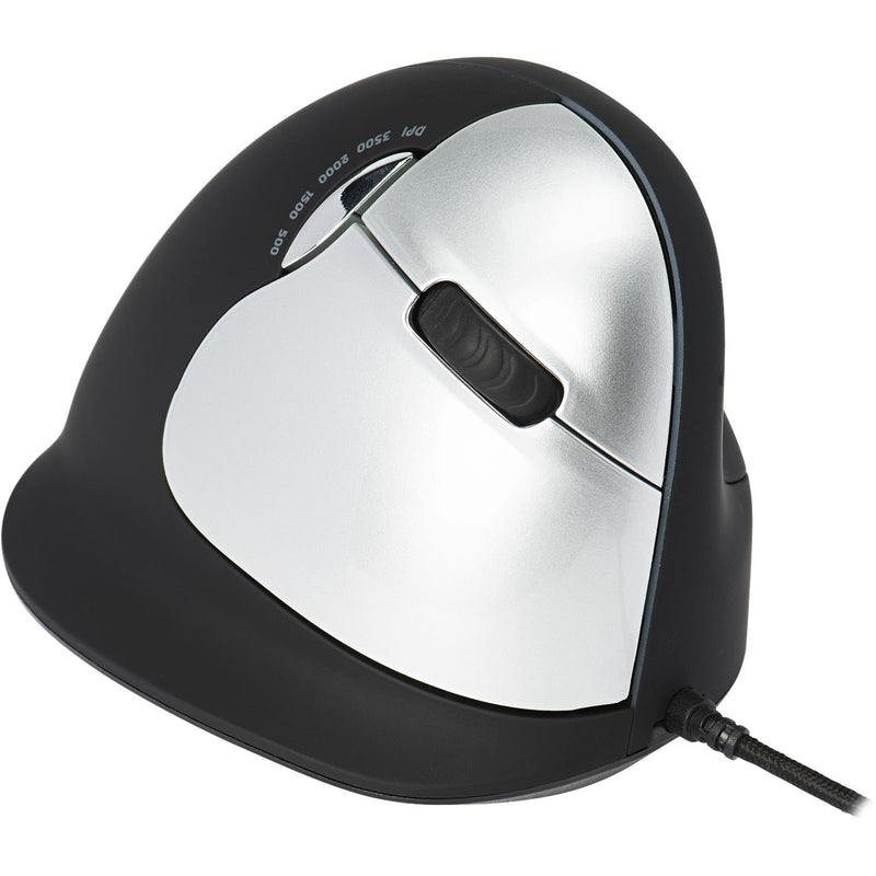 Load image into Gallery viewer, R-go tools he break ergonomische muis (zwart zilver, 2400dpi, rechts, large (handlengte boven de 185mm))