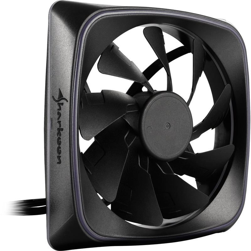 Load image into Gallery viewer, Sharkoon rgb shark lights case fan (zwart, 120 x 120 x 25 mm)