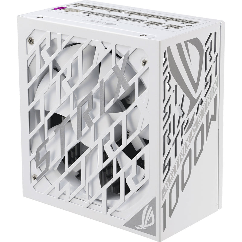 Load image into Gallery viewer, Asus rog strix platinum white edition modulaire 1000 watt voeding (wit, 1x 12v-2x6, 4x pcie)