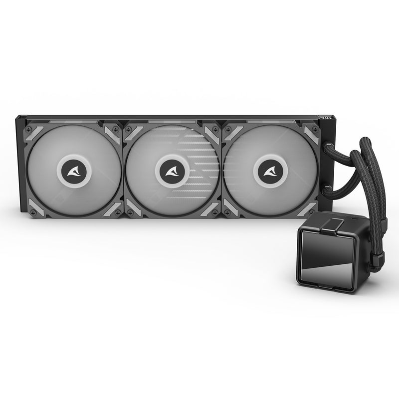 Load image into Gallery viewer, Sharkoon s60 argb waterkoeling (zwart, 4-pin pwm)