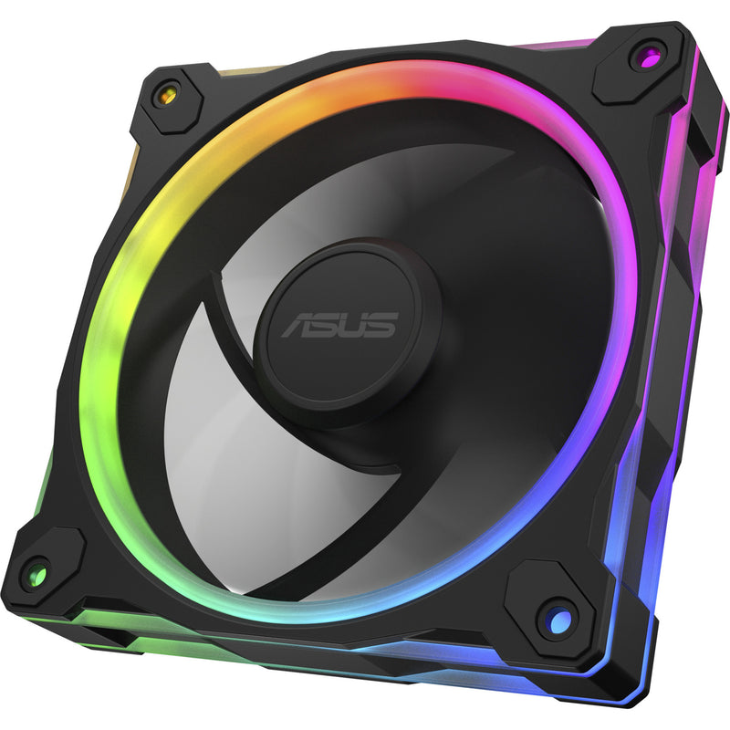 Load image into Gallery viewer, Asus prime mr120 argb fan - triple pack case fans (zwart, 3 stuks, 120 x 120 x 28 mm, 3 stuks)