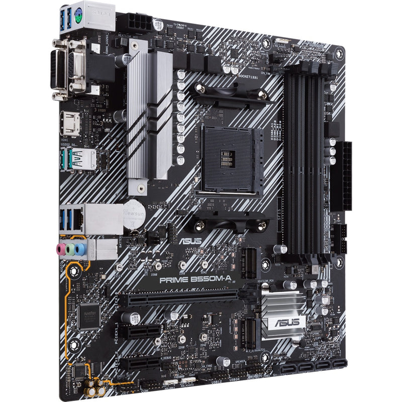 Load image into Gallery viewer, Asus prime b550m-a socket am4 moederbord (raid, gb-lan, sound, µatx)