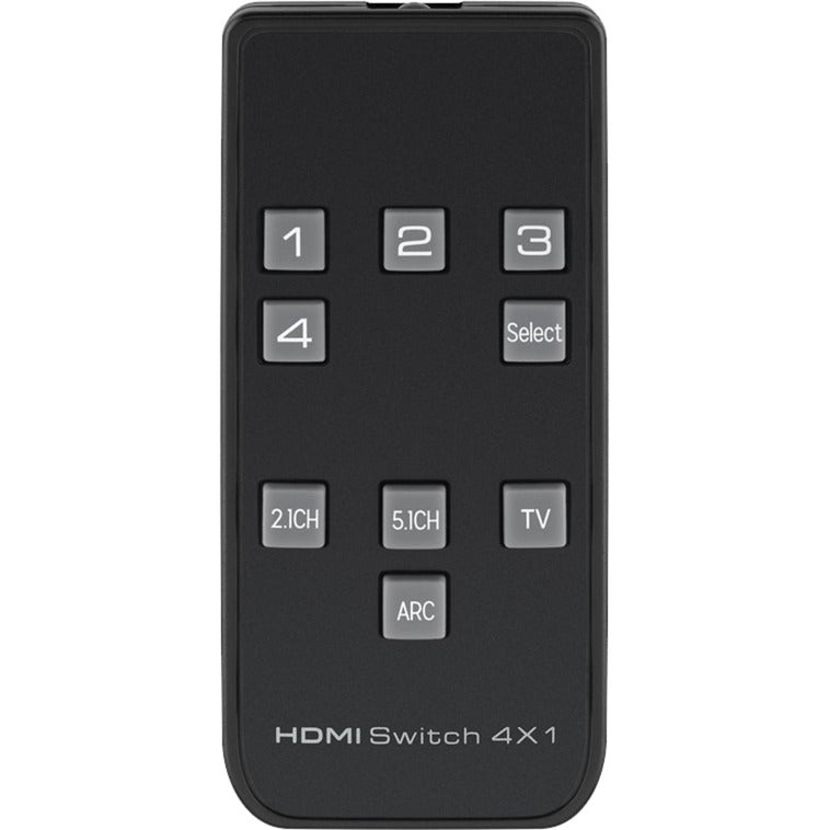 Load image into Gallery viewer, Goobay hdmi switch 4-1 audio output 4k kvm-switch (zwart)