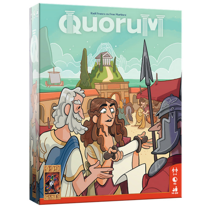 Load image into Gallery viewer, 999games 999 games quorum bordspel (nederlands, 2 - 4 spelers, 45 minuten, vanaf 14 jaar)