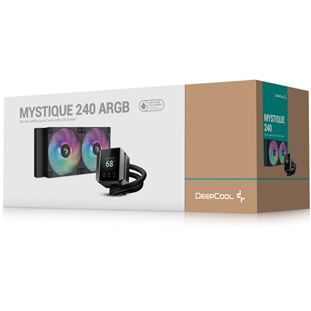 Afbeelding laden in galerijviewer, Deepcool mystique 240 argb waterkoeling (zwart, 4-pins pwm fan-connector)