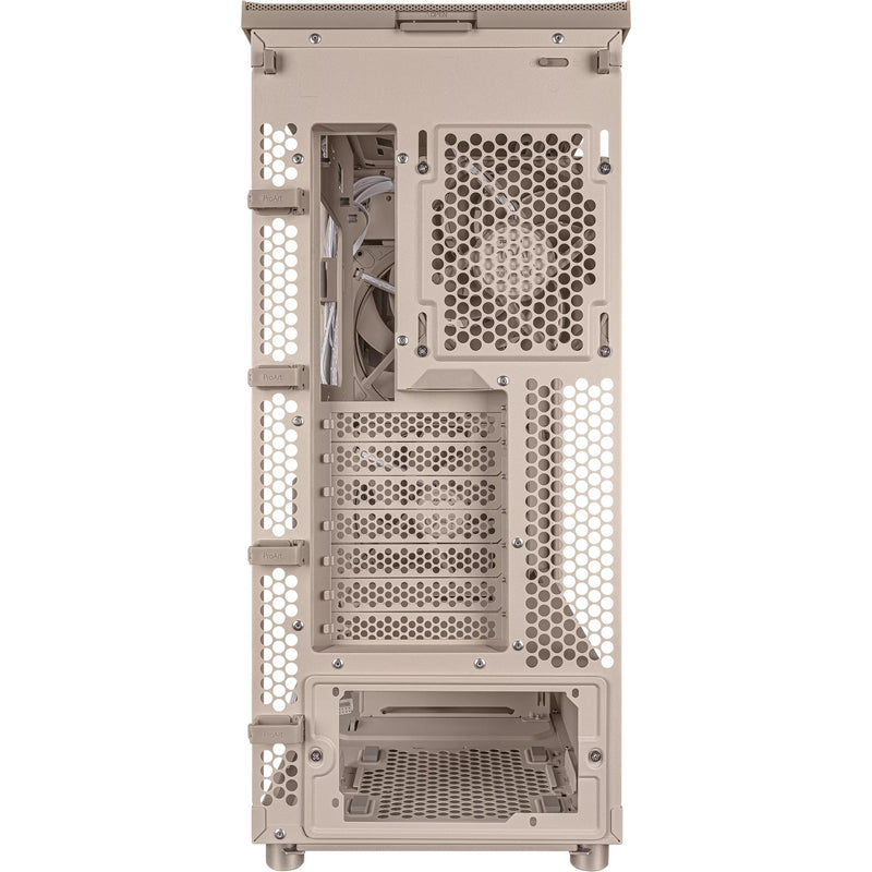 Load image into Gallery viewer, Asus proart pa401 wood edition - mesh panel midi tower behuizing (beige houtkleur | 2x usb-a | 1x usb-c)