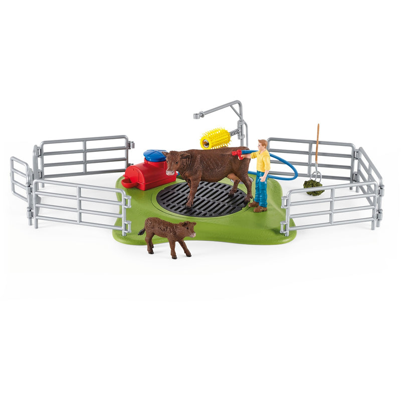 Load image into Gallery viewer, Schleich farm world - koe wasstation speelfiguur