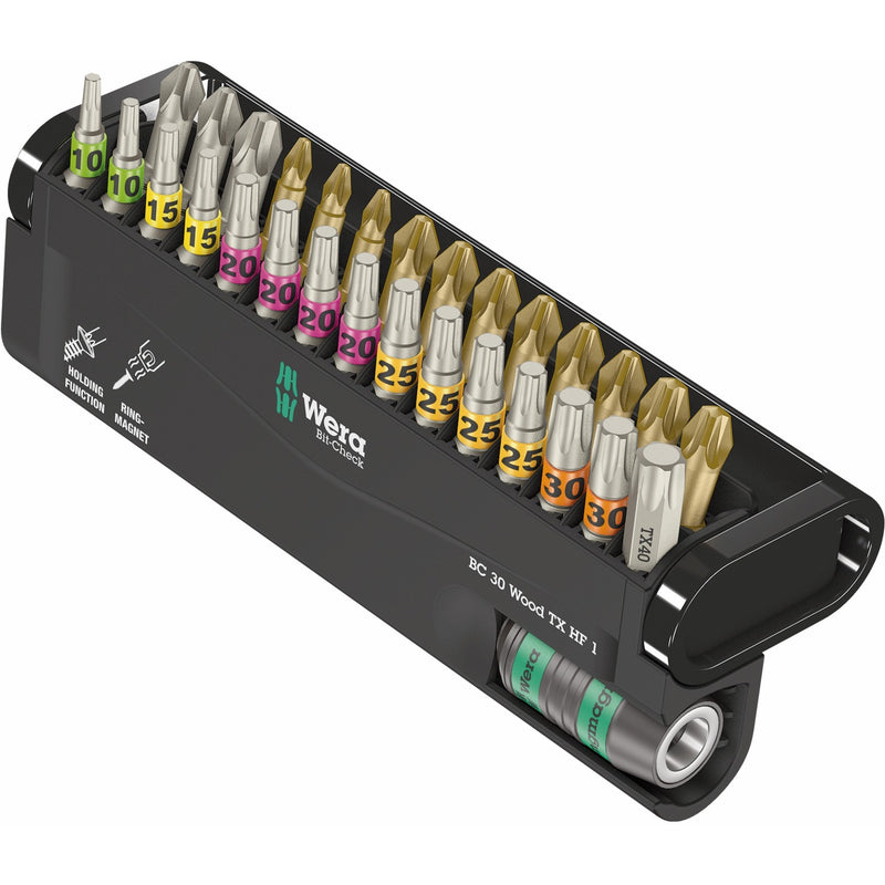 Load image into Gallery viewer, Wera bit-check 30 wood tx hf 1 bitset (30‑delig)
